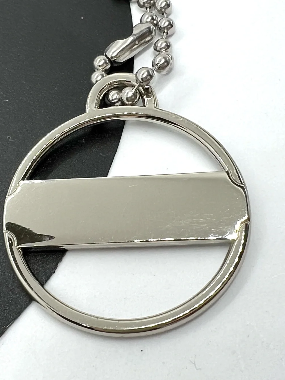 Coach Vintage Pink Enamel Round Hang Tag / Bag Charm